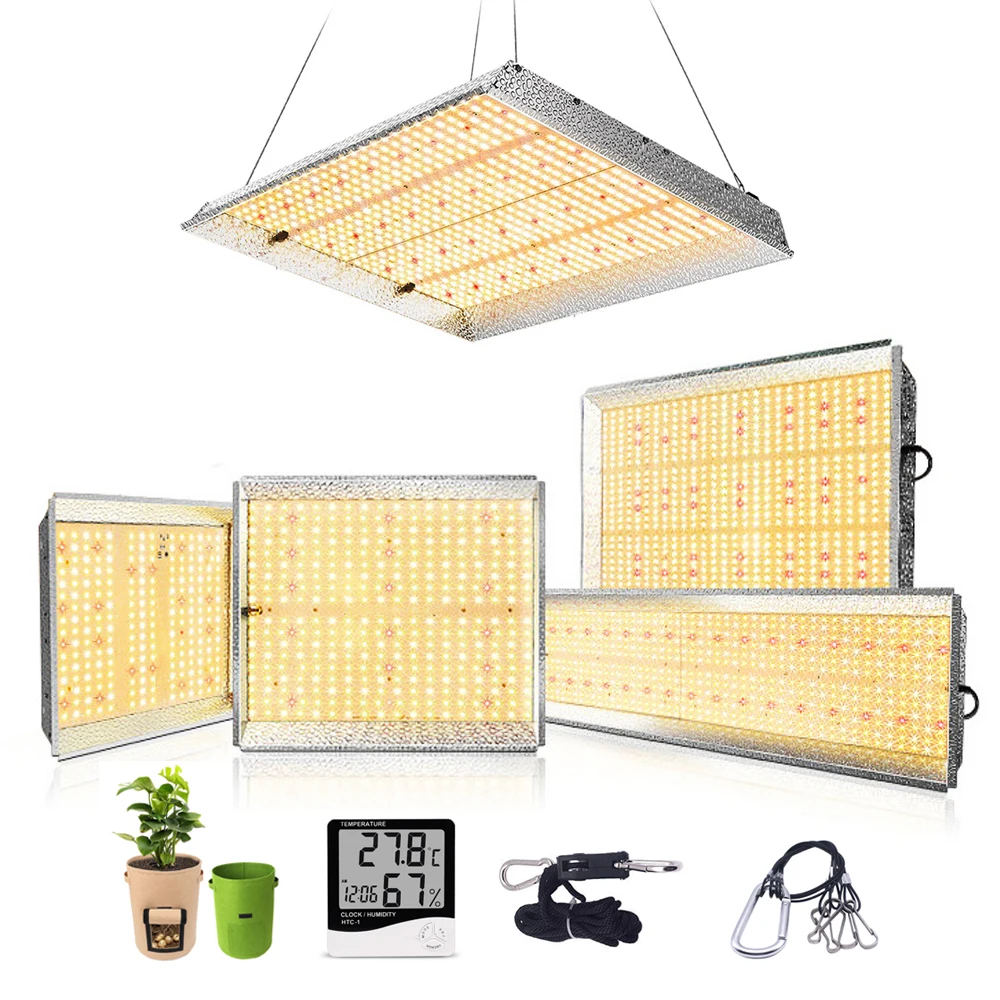 

450W Quantum tech Board led grow light dimmable 3000K Full Spectrum Greenhouse planting Replace HPS/HID Hydroponics Grow Lights