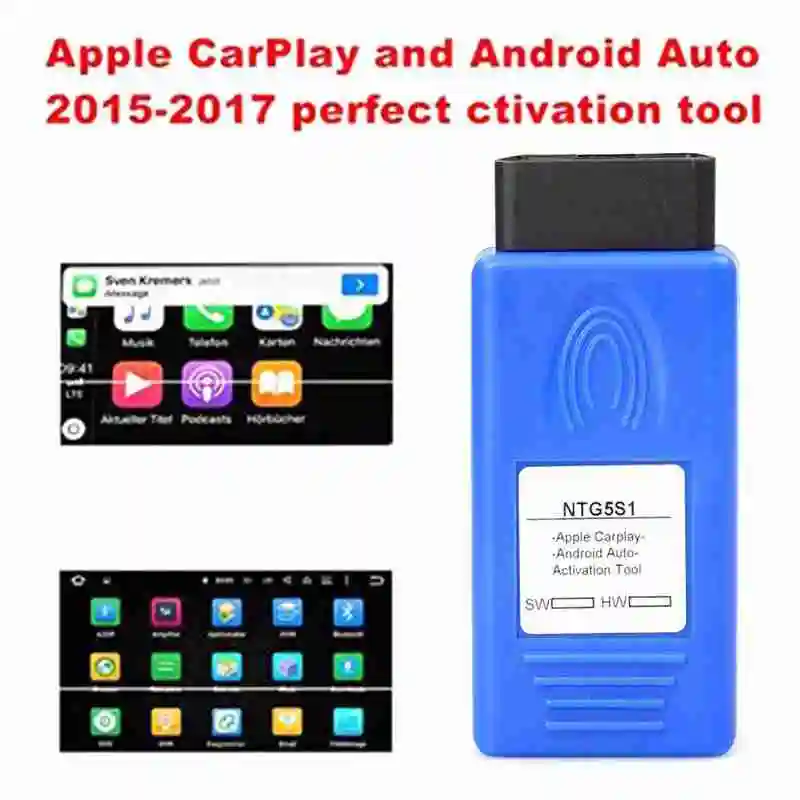 Автоматический инструмент активации NTG5 S1 для OBD 2 Carplay неограниченное время |