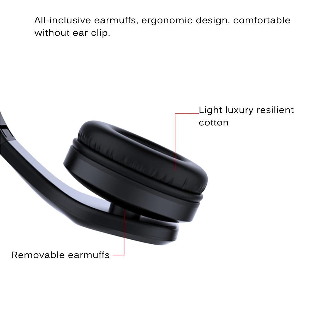 Гибкий Кронштейн для наушников Bluetooth 5,0 губка Складная 7 звуковых эффектов провод или беспроводной режим 68h время воспроизведения гарнитура
