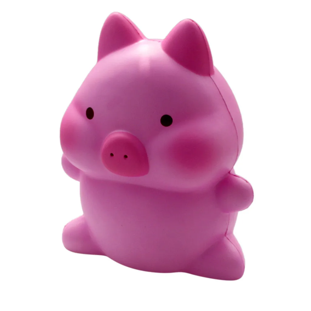 Очаровательные мягкии Kawaii Jumbo Pig медленно поднимающийся крем Ароматизированная игрушка для снятия стресса 0904