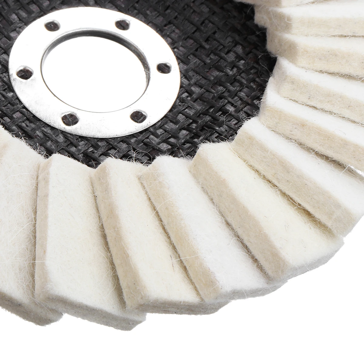 Wool Polishing Wheel 125*22mm Louver Wool Polishing Wheel Stone Metal Surface Buffing Quick polishing Grinder Disc Tool