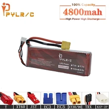 

High Rate 11.1v 4800mAh Lipo Battery For RC Helicopter Parts 3s Lithium battery 11.1v 45C RC Cars Airplanes Drone Battery T/XT60