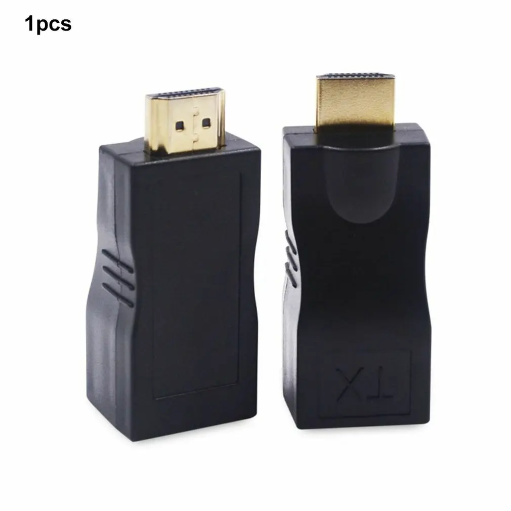 4K 3D HDMI 1,4 30 м удлинитель к RJ45 по Cat 5e/6 сетевой LAN Ethernet адаптер HDMI Расширение для HDTV