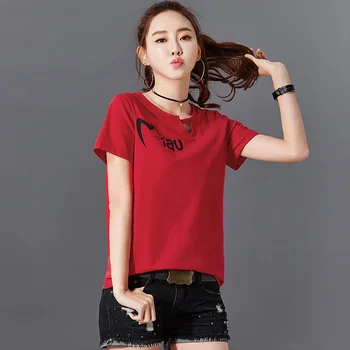 

2020 women fashion tee tshirt female Tops clothes T-shirt Woman Short Sleeve