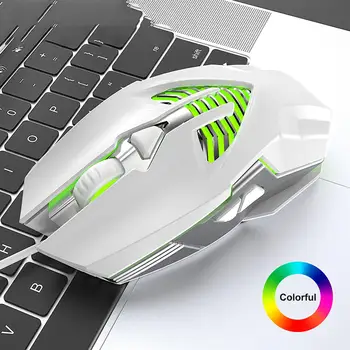 

Q1 Competitive Gaming Mouse Usb 6 Button Macro Mouse Desktop Notebook Mouse Wired Gaming Mouse For PC Laptop