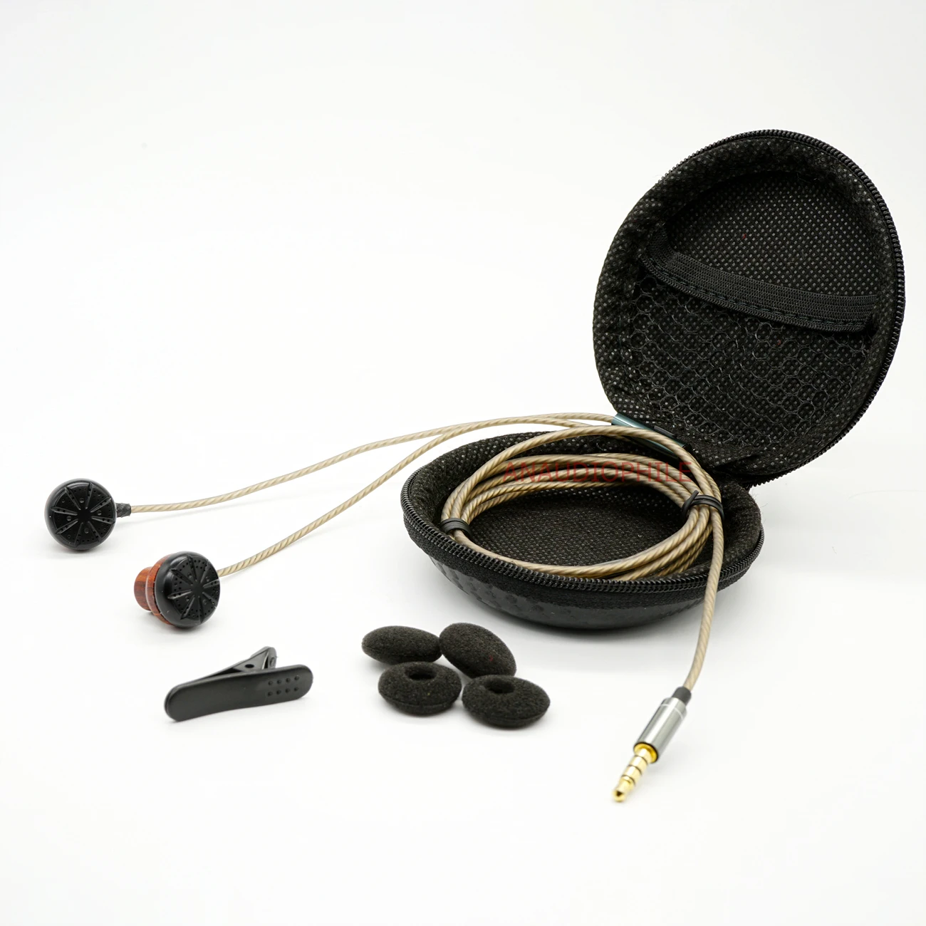 HiFi Audiophile Earphones Flat Head In-Ear DIY HiFi Headset Beryllium Diaphragm Wired Bass DJ Earbuds 5