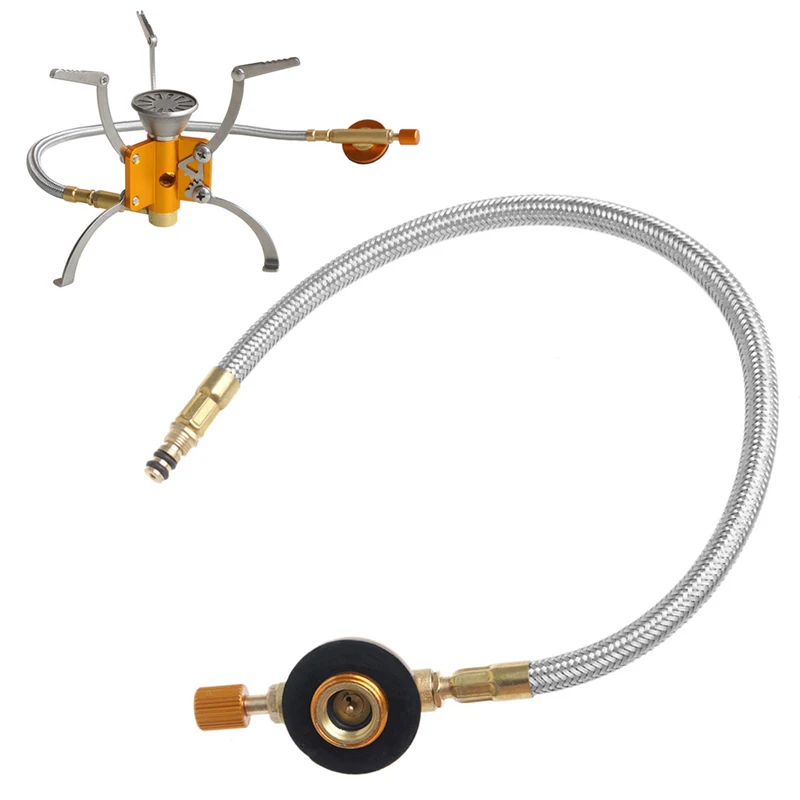 Stove Gas Fuel Pipe Tube For Outdoor Burners Connecting Pipe Regulating Valves