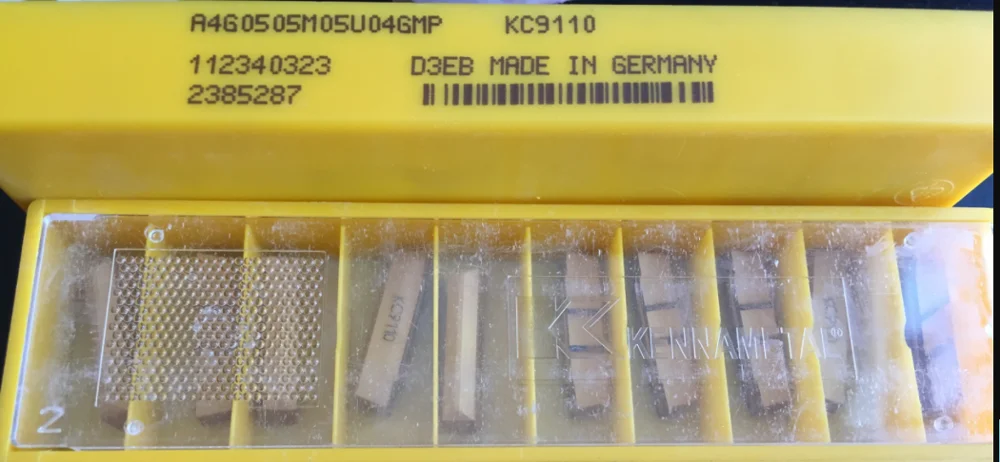 10 шт. KENNAMETAL A4G0505M05U04GMP KC9110