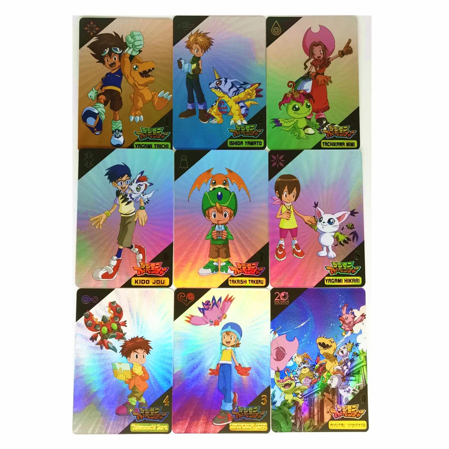 9pcs/set Digimon Digital Monster Toys Hobbies Hobby Collectibles Game  Collection Anime Cards|Game Collection Cards| - AliExpress
