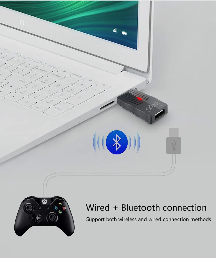 Bluetooth адаптер ключ+ проводной USB приемник для ПК/переключатель/xbox/PS4 Геймпад контроллер Многофункциональный USB приемник