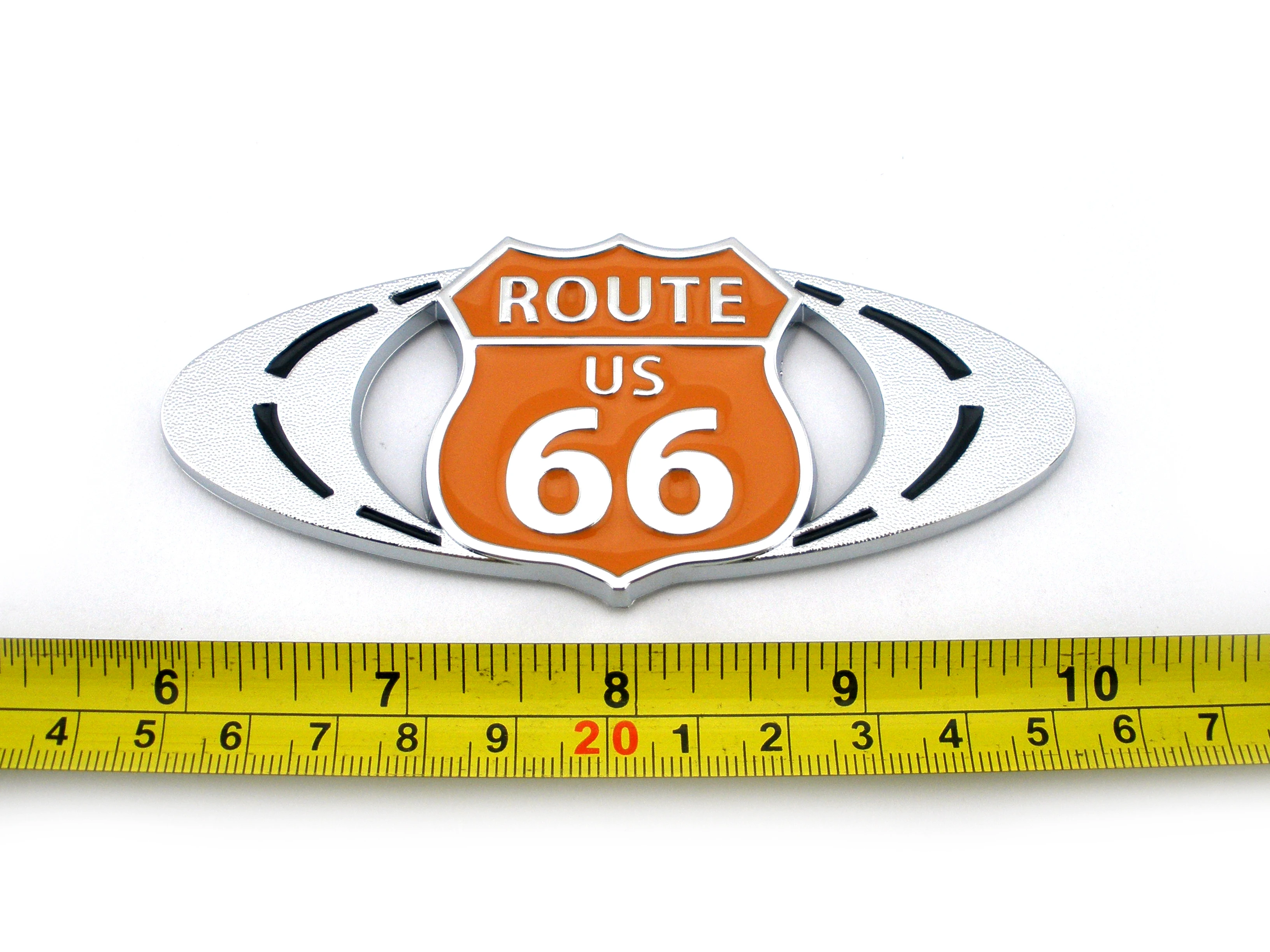 3D ROUTE 66 дорожная пластиковая Автомобильная эмблема логотип мотоцикл наклейка значок кузова наклейка для Cadillac Ford chevrolet