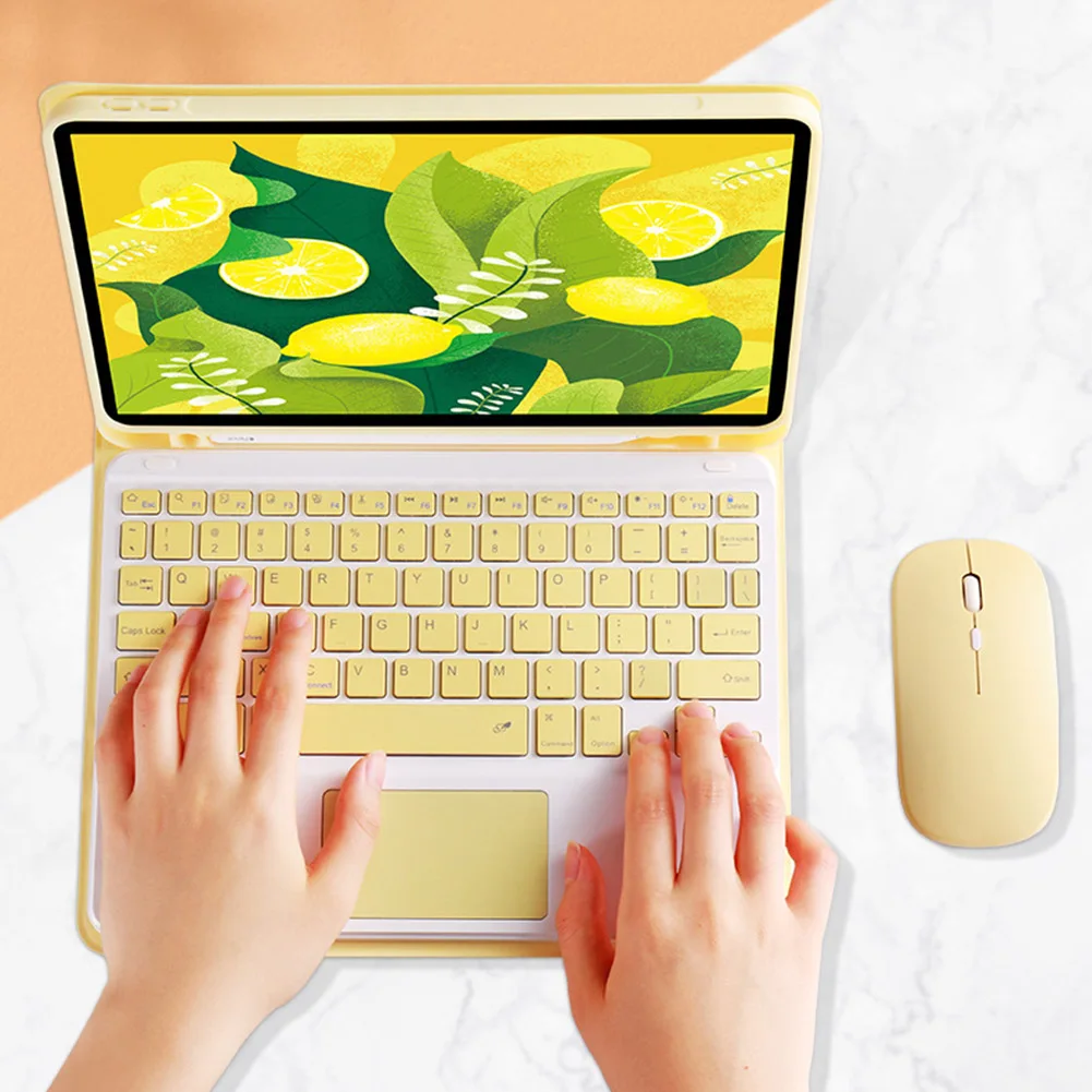 Keyboard Case Cover With Pencil Holder Detachable For Wireless