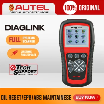 

Autel Diaglink OBDII Diagnostic Tool All System OBD OBD2 Scanner DIY Auto Code Reader Automotive Tools as AUTEL MD802 PK MD805