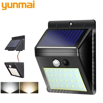 

Led Solar Light SMD2835 White & Warm Wall Lamp Split Motion Sensor Street Outdoor Built in Battery Powered Sunlight Waterproof