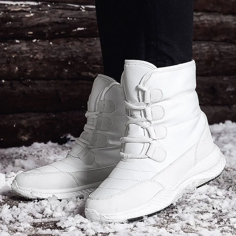 

2019 Winter New Style Fashion Casual WOMEN'S Snow Boots plus Velvet High Cotton-padded Shoes Women's Outdoor Waterproof Anti-sli