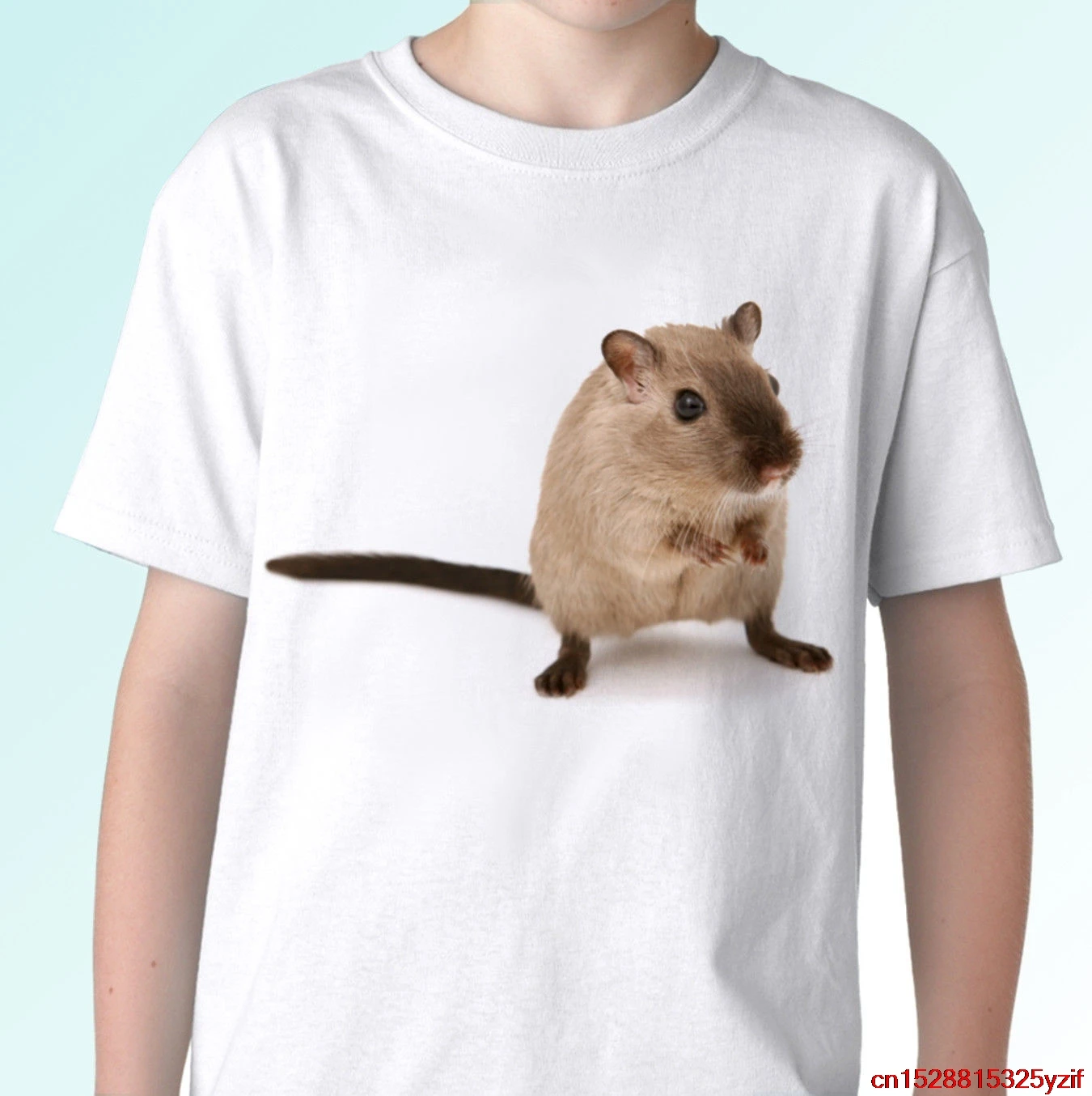 Gerbil White T Shirt Animal Tee Desert Rat Top - Mens Womens Kids Baby Sizes Cartoon Men Unisex New Fashion Tshirt Free |