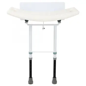 

New Arrive Shower Chair Foot Stool Bath Aid Seat Without Back Shower Seat taburete Adjustable Height Plastic Stool Bathroom
