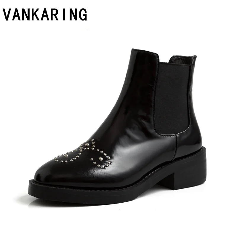 

new women shoes 2020 spring autumn genuine leather female martin boots suede women booties british retro trend women ankle boots