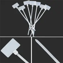 

Nylon Marker Cable Ties Wire Zip Ties Cable Mark Tags Label Tie Straps Nylon Power Marking Label (50pcs)