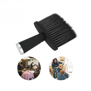

Professional Soft Black Neck Face Duster Brushes Barber Hair Clean Hairbrush Salon Cutting Hairdressing Styling Makeup Tool