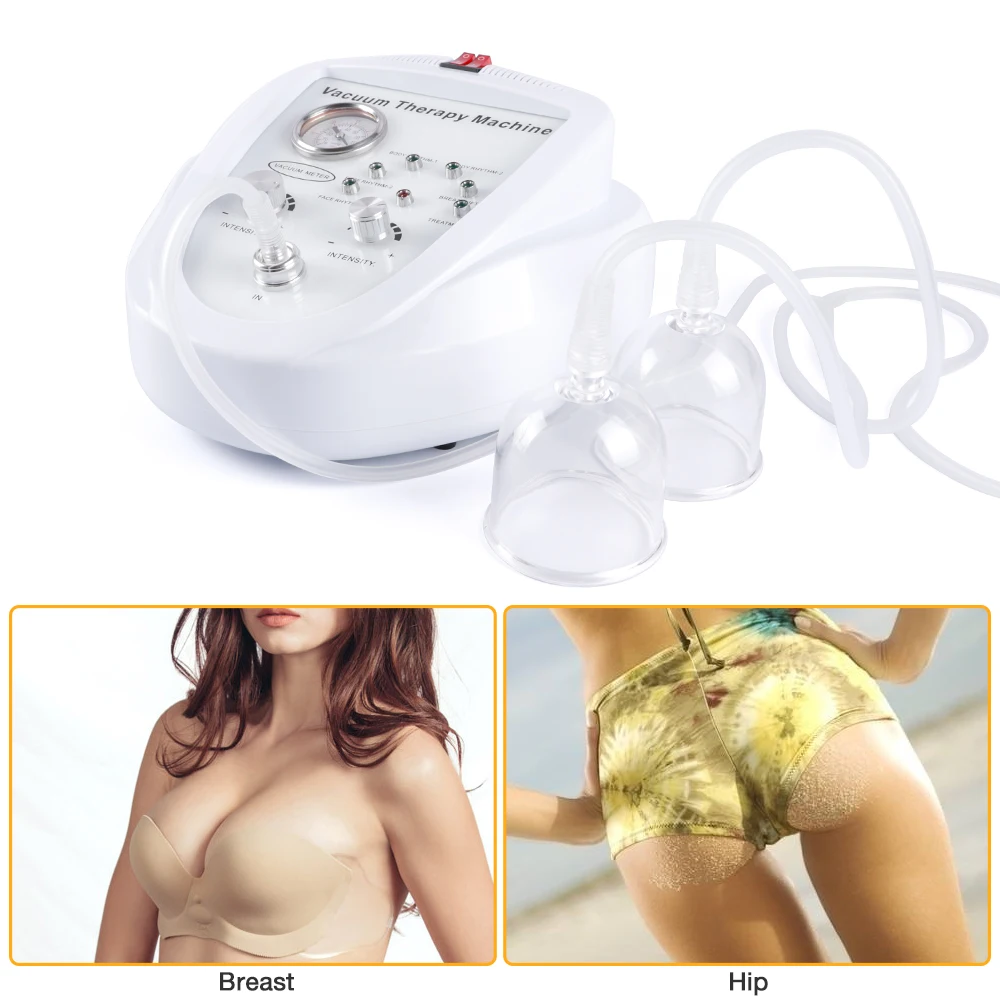  iebilif Vacuum Massage Therapy Machine Enlargement Pump Lifting Breast Enhancer Massager Cup And Bo