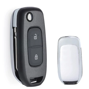 Keyforkess FSK 433MHz muslimah 4A Chip 2 pulsanti di ricambio chiave a distanza Fob chiave a distanza per Renault Dacia Logan 2 Logan II 2018-2020 3 Keyforkess FSK 433MHz muslimah 4A Chip 2 pulsanti di ricambio chiave a distanza Fob chiave a distanza per Renault Dacia Logan 2 Logan II 2018-2020 - KEYECU FSK 433MHz muslimah 4A Chip 2 pulsanti di ricambio chiave a distanza Fob chiave