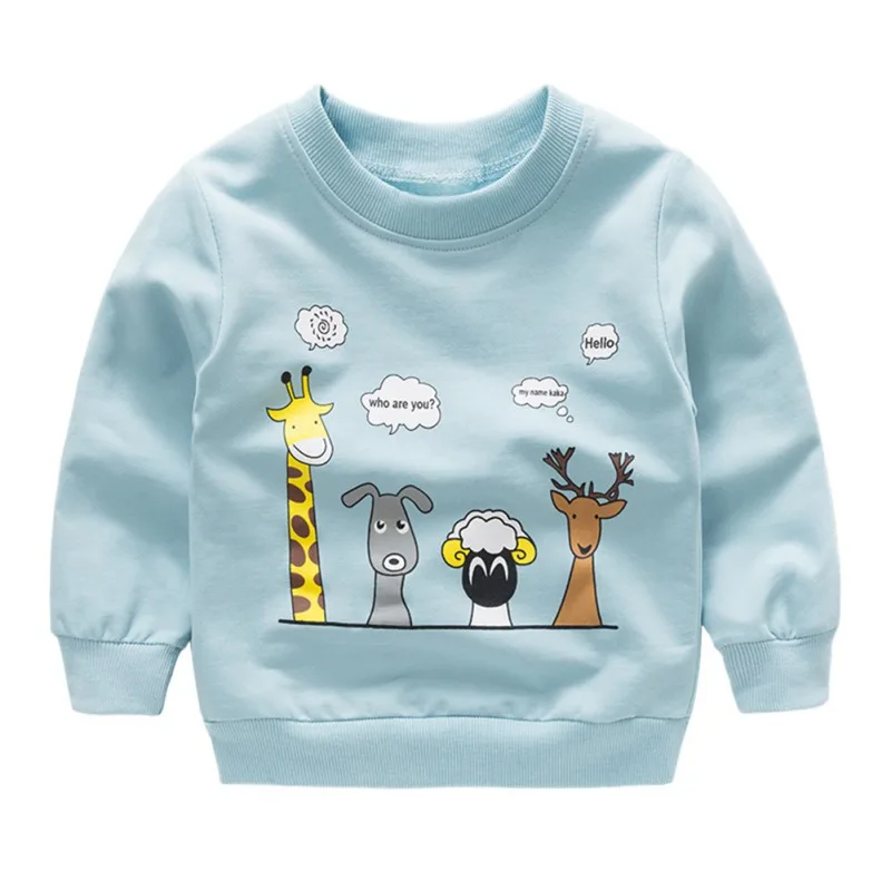 Baby T-Shirt Children Hoodie Long-Sleeve Girls Boys Kids Kawaii Tops Autumn Male