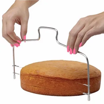

Bread Divider Double-line Cake Slice Layerer Baking Tools Dessert Stand Dessert Tools Kitchen Tools & Gadgets