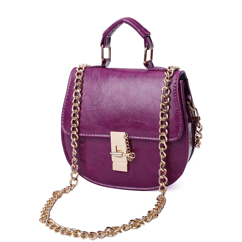 

Designer Vintage Women's Handbags High Quality Female Shoulder Bags Girls Leather Purses Luxury Handbags Chain Women Bags