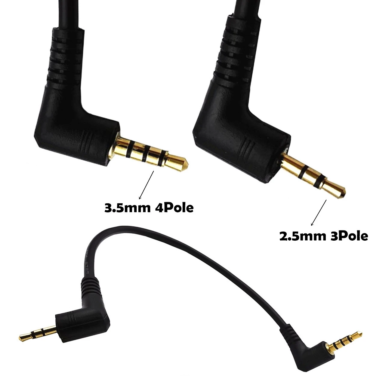 3,5 mm TRS Stereo Jack Audio-Kabel 1/8 bis 1/8 AUX-Stecker für Autokopfhörer 