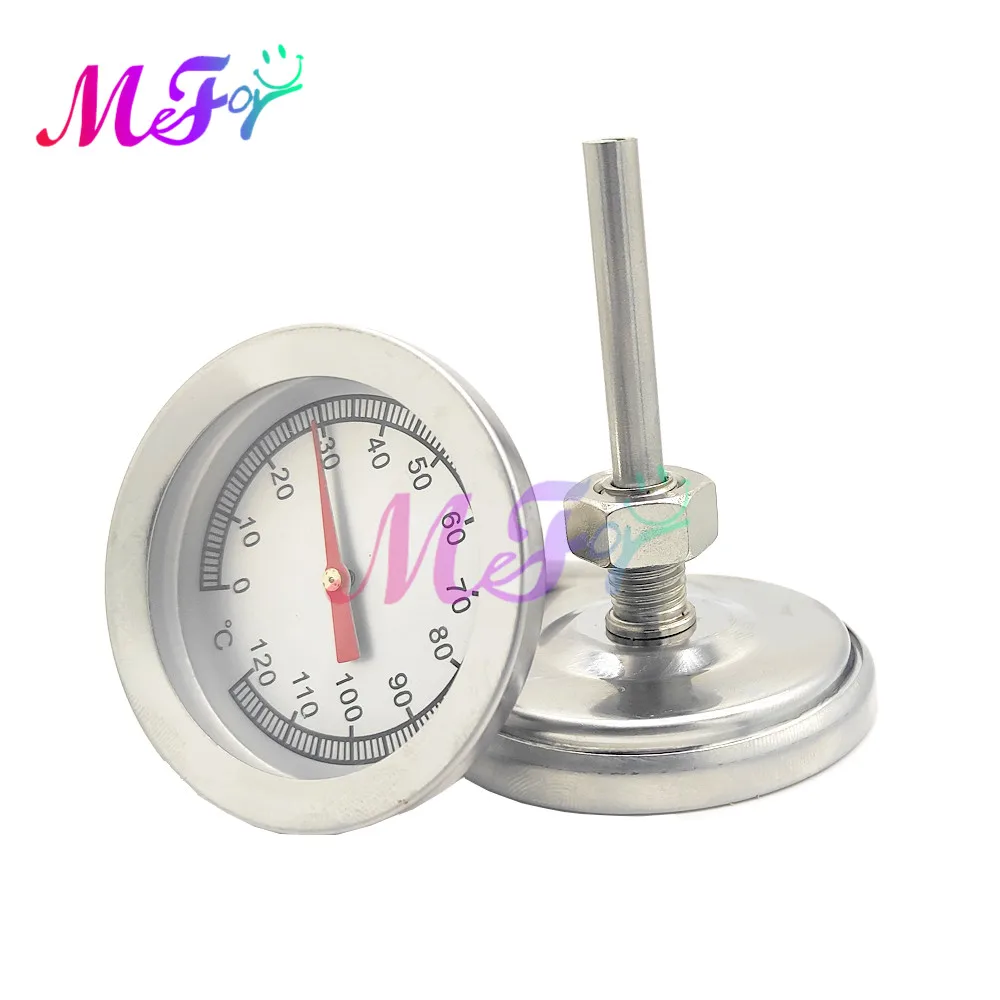 StainlessSteelBBQSmokerGrillTemperatureGaugeBarbecueThermometer