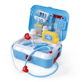 

Children Playing House Tools Simulation Kitchen Medical Equipment Backpack Toys Supplies