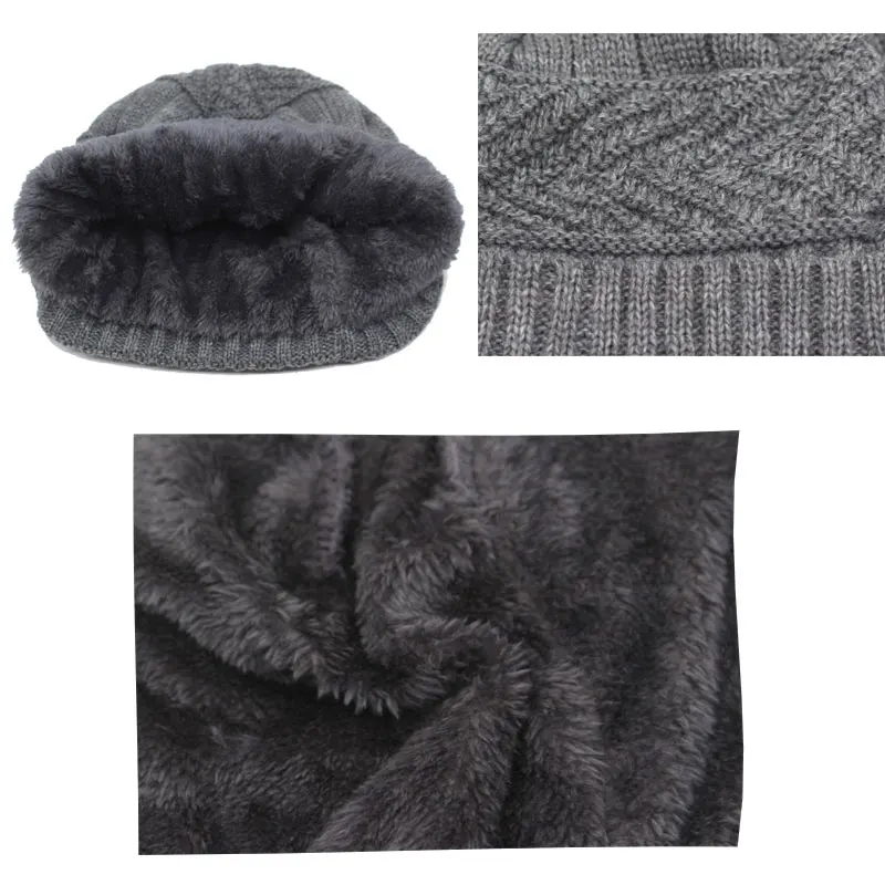 Skullies Beanies, женская зимняя шапка, мужские зимние шапки для мужчин, шапка s, шапочка с шарфом, толстая меховая Мужская зимняя шапка, женская вязаная шапка