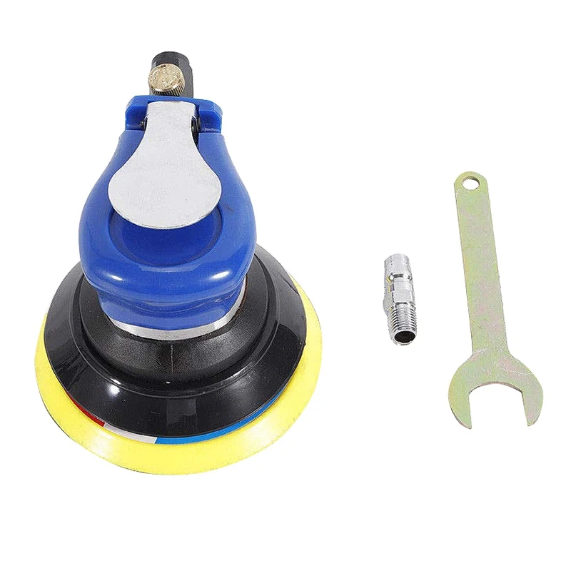 

12Cfm New 5 Inch Air Palm Orbital Sander Random Hand Sanding Pneumatic Round