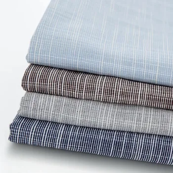 

Japanese-Style Plain Stripe Cotton And Linen Tablecloth Solid Color Literary Fan Restaurant Tablecloth Shooting Background Cloth