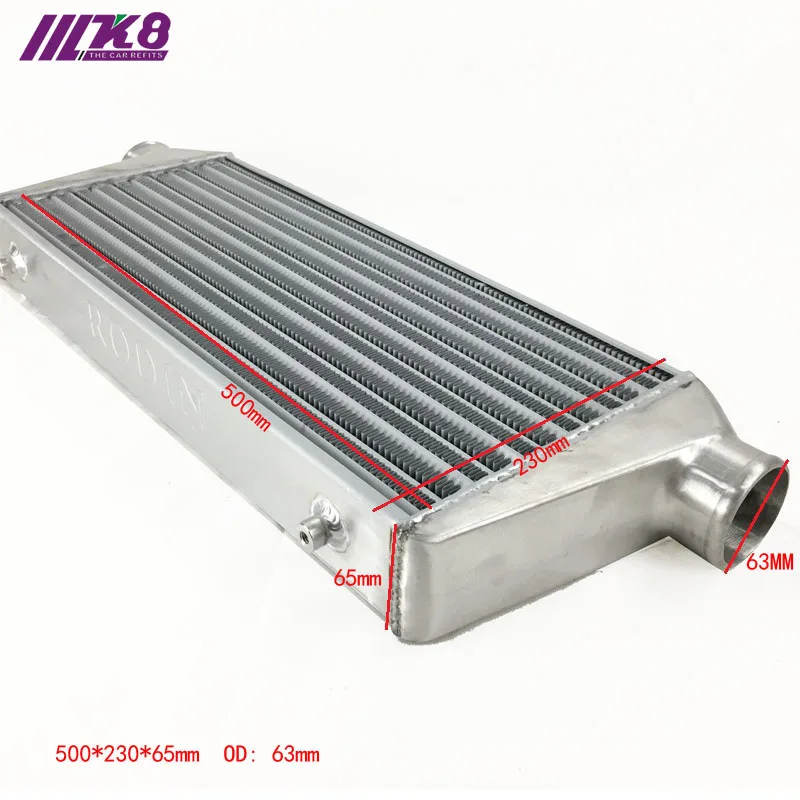 Front Mount intercooler Universal intercooler coresize:510x230x65mm Delta tube fin style OD:2.5