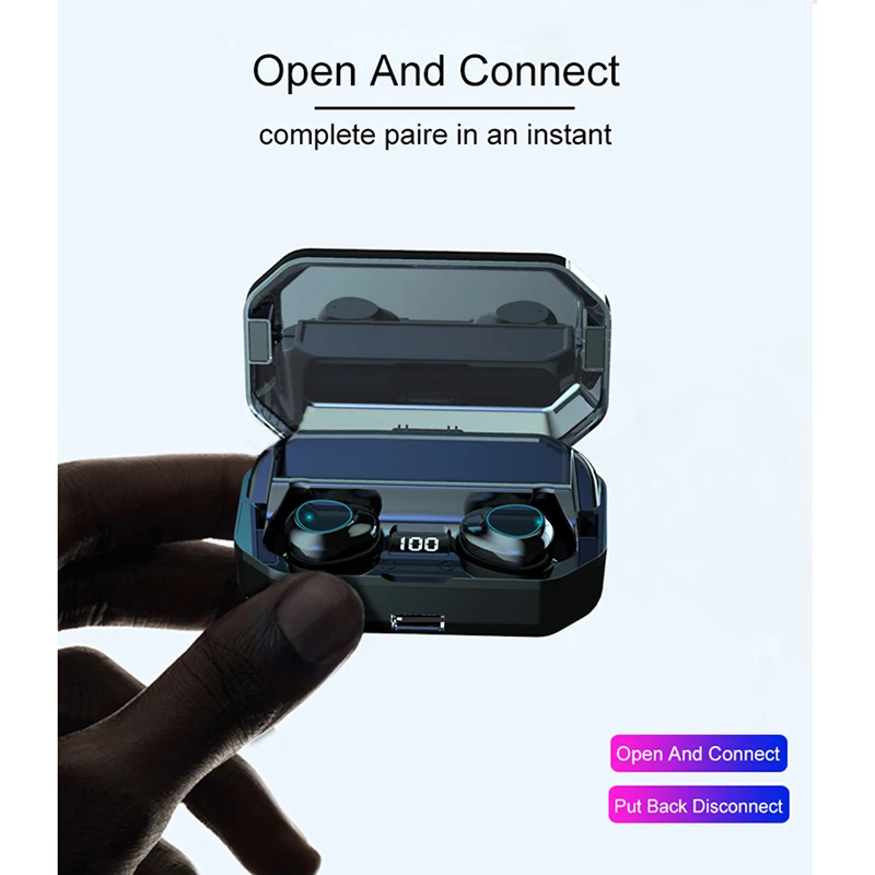 G03 TWS 5,0 Bluetooth наушники настоящие беспроводные наушники IPX7 водонепроницаемая Спортивная гарнитура сенсорное управление стерео наушники-вкладыши беспроводные наушники