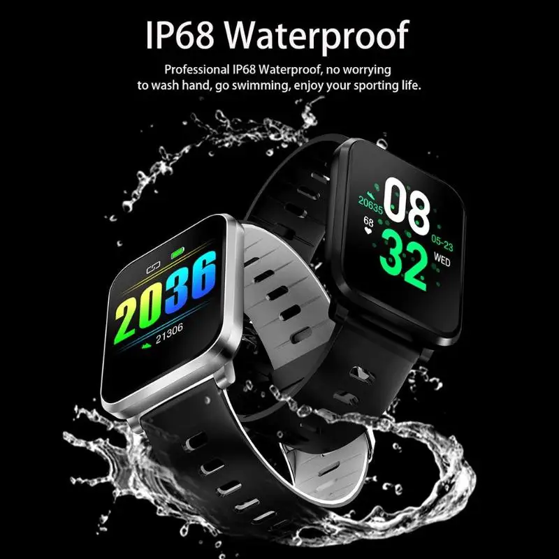 K10 Plus Smartwatch фитнес-трекер для измерения сердечного ритма шагомер Отображение времени Браслет отображение времени Мониторинг Артериального Давления шаг
