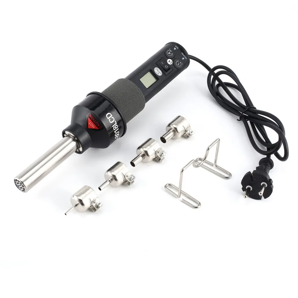

450W 220V Digital Soldering Iron Desoldering Hot Air Gun Portable Temperature-controlled Electronic Power Tool DIY Heat Gun