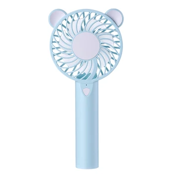 

Usb Mini Portable Fans,Mini Handheld Fan With Led Hollywood Style Vanity Lights,Rechargeable Electric Fan,Portable Personal Fan,