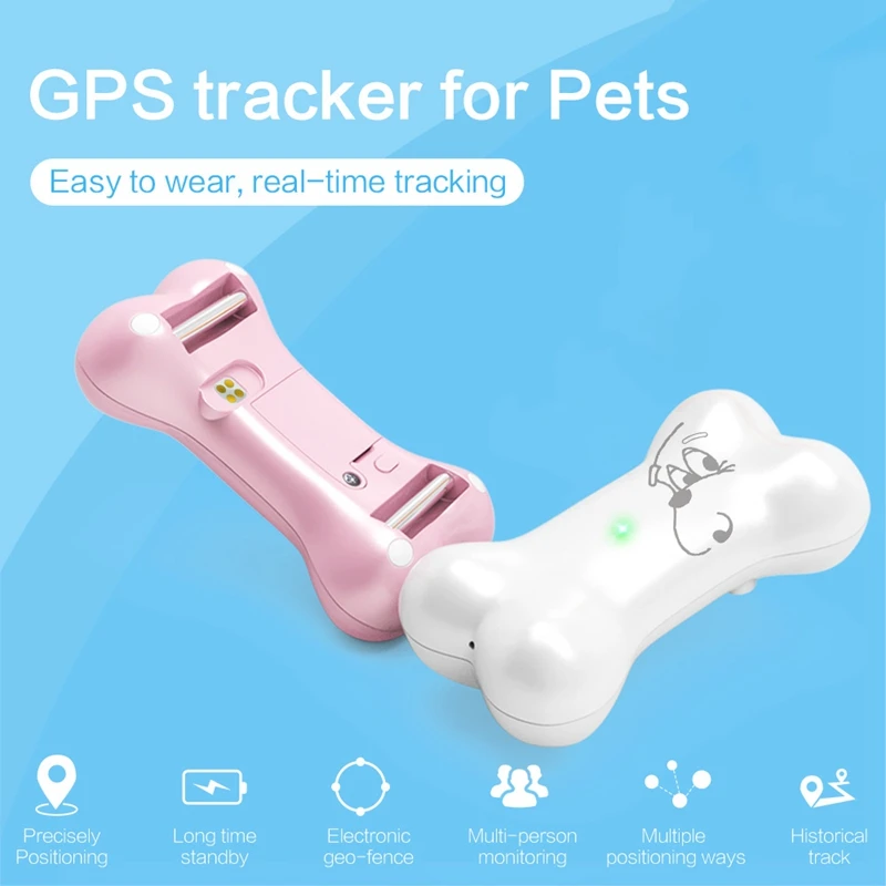 Gps трекер большой собаки анти-Потеря устройства Мини водонепроницаемый в реальном времени отслеживания голосовой монитор 3 дня в режиме ожидания локатор времени