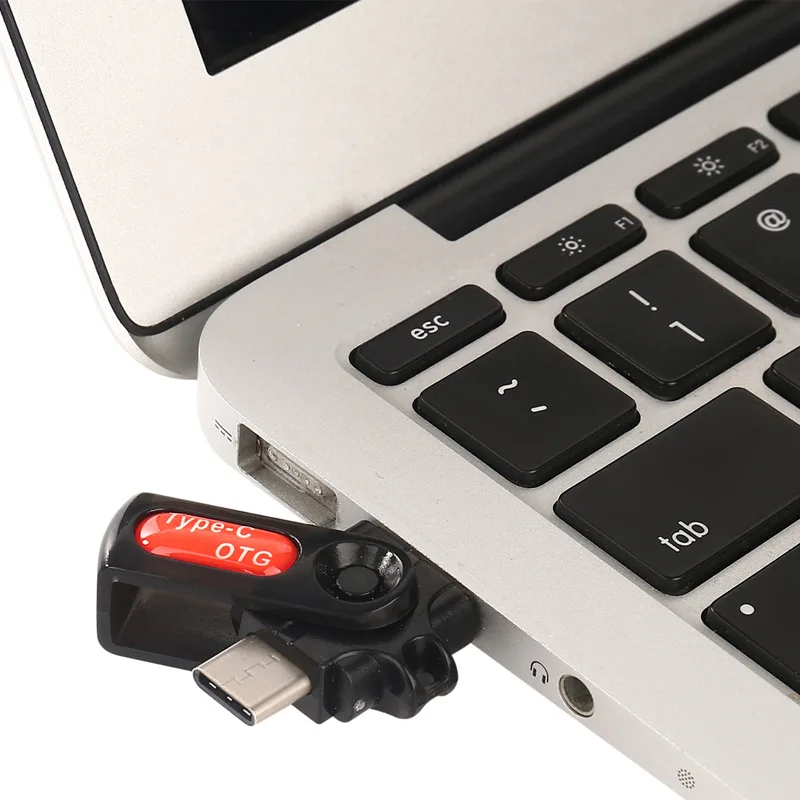 Новинка Лидер продаж кардридер usb 2 0 типа c устройство для чтения SD карт и аудио
