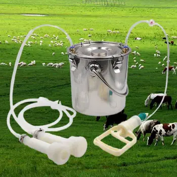 

Manual Pulse Electric Milking Machine Stainless Steel with Adjustable Suction