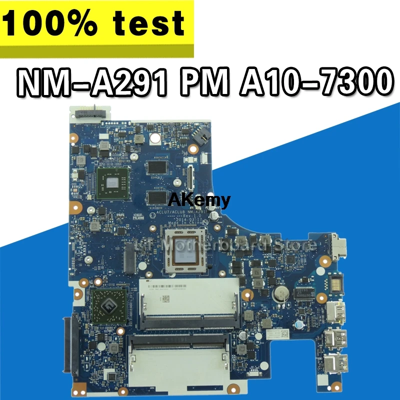 Z50-75 материнская плата для lenovo Z50-75 G50-75M G50-75 материнская плата ACLU7/ACLU8 NM-A291 Rev1.0 с A10-7300 Процессор Тесты