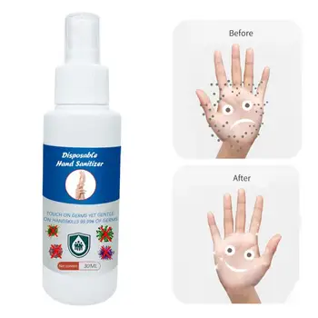 

30ml Waterless Hand Soap Without Alcohol Hand Sanitizer Spray Gel Wash Free Hand Sanitizer Spray Refreshing Hand Cleaning TSLM1