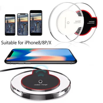 

Wireless Fast Charging Charger Desktop Mobile Phone Charger Pad for Samsung S8+ S7 S7 Edge