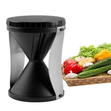 Multi-fonction cuisine manuel sablier spirale légume fil coupe pomme de terre broyeur rotatif carotte Cutter éplucheur râpe
