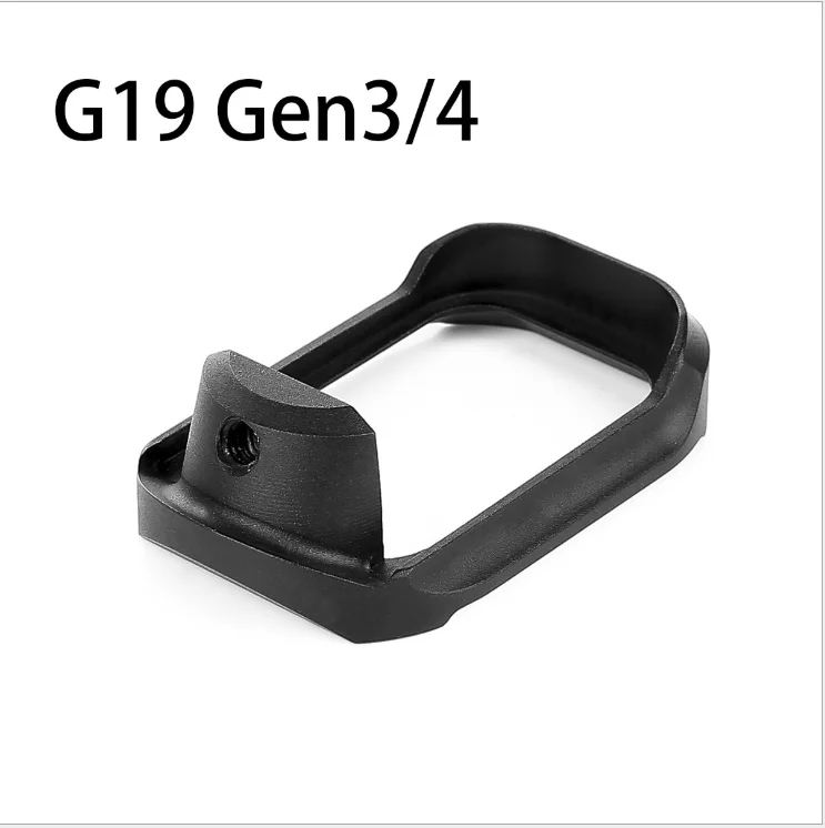 Aluminum Adapter Grip Pad Base Ring For Magwell Pro GLOCK 19 23 32 38 GEN 3 4 