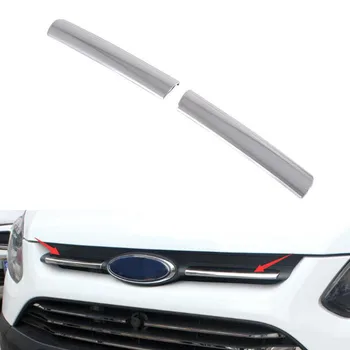 

For Ford Transit 2017 For Ford Tourneo 2016 Car Front Grill Logo Side Decoration Strips Exterior Auto Molding Styling