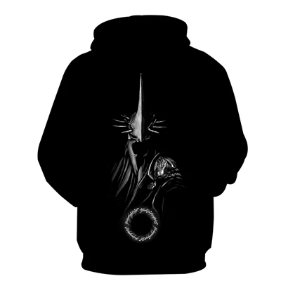Толстовка мужская осенняя и зимняя повседневная куртка с 3D принтом Властелин колец узор молния кардиган бутик уличная хип-хоп стиль